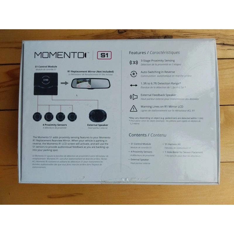 Momento MR-S100 S1 Parking Sensor Kit w/ External Speaker Car