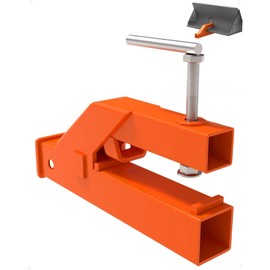 Clamp On Trailer Hitch, 2" Ball Tractor Mount Receiver, Tractor Bucket Trailer Hitch Compatible with Deere Bobcat Tractor Bucket