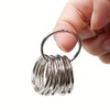 kuou 20 Pcs Metal Book Rings, Loose Leaf Binders Book