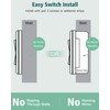 HAPYTHDA Remote Control Outlet,Buckle Design Removable Wireless Wall Mounted Light
