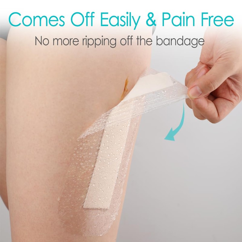 Waterproof Knee Replacement Surgery Silicone Bandage | 4x10 Inch Shower