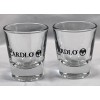2 New Bacardi O Rum Bat Logo Shot glasses 1