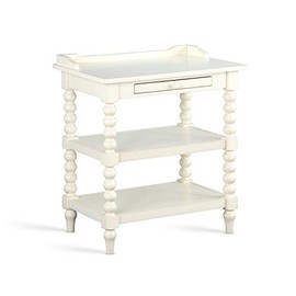 Comfort Pointe Averly Antique White Wood Nightstand