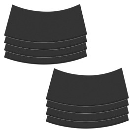 MXCELL 8Pcs Black EVA Foam Pad 6in x 6in x 1/8in High Density Closed Cell Foam Sheet Square Neoprene Rubber Insulation Padding Self Stick Anti-Slip Cushion for Crafts DIY Projects