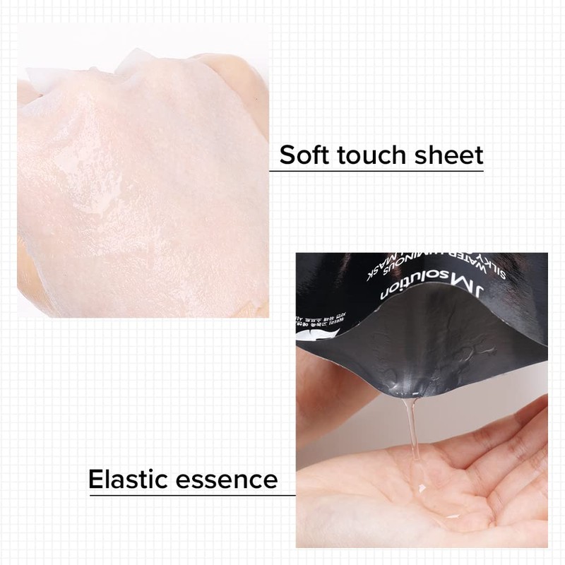 JMsolution Water Luminuous Silky Cocoon Black Mask - Korean Skincare
