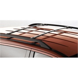 2pcs Roof Rack Mount Top Rail Crossbar Luggage Carrier Set Aluminum for Ford for Explorer 2011-2015 for Interceptor Utility 2013-2015 Black OE Factory Style BB5Z7855100AA