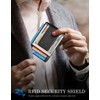 kinzd Money Clip, Front Pocket Wallet,Leather RFID Blocking Strong Magnet