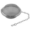 Little Wood Stainless Steel Flat Ball Tea Strainer 105 mm