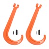 Leero 2 Pack G80 15 Inch J Hook Heavy Duty