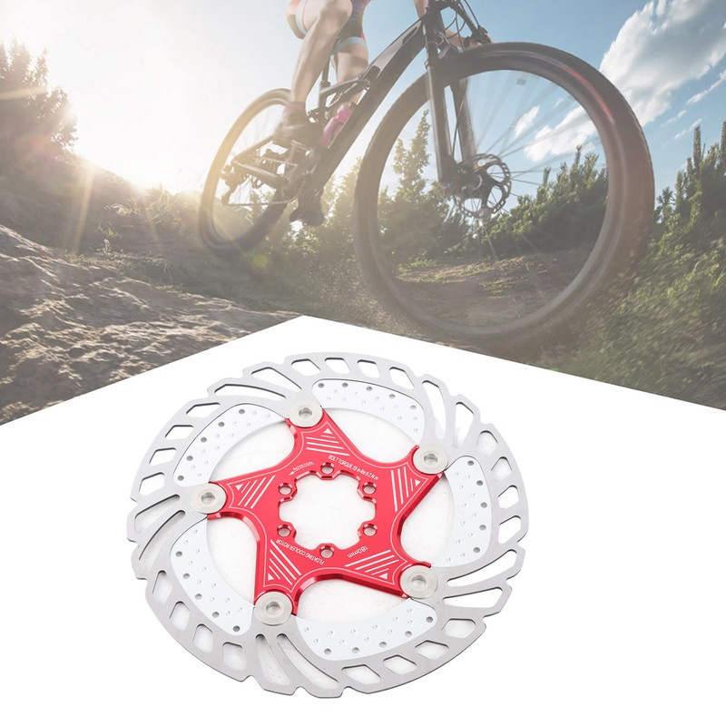 Stainless Steel Bike Cycling Disc Brake Cooling Floating Rotor (180mm)