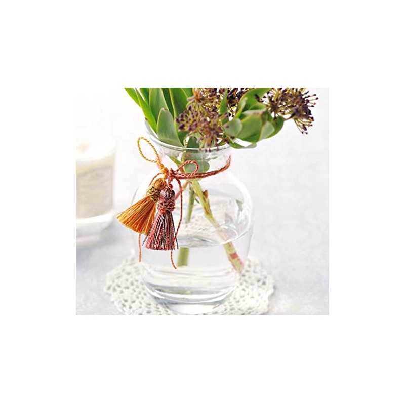 PASEO FT-20CR-6 Decorative Tassels, 2.8 inches (7 cm), Pack of