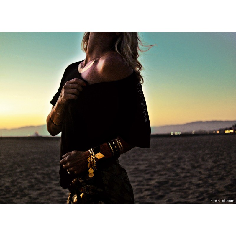 Original FLASH TATTOOS – The popular gold tattoos from the