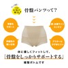 [ルシアン] 骨盤ガードル ショート丈 骨盤パンツ 下半身のお悩み解決 しっかり骨盤サポート 補正下着 23SFO091 レディース エボニーグレー