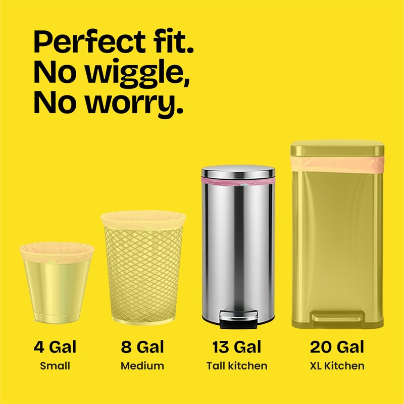 Glad Tall Kitchen Trash Bags 13 Gallon, MaxStrength Cherry Blossom