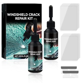 2pcs Windshield Crack Repair Kit,2025 New Cracks Gone Glass Repair Kit,Premium Car Windshield Crack Repair Fluid Automotive Windscreen Tool,Quick Fix Windshield & Glass Repair Tools