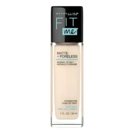 Base Maquillaje Maybelline Fit 22fps Matte Tono 110 Porcelain 30ml