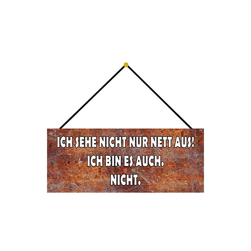 Schatzmix Tin-Plate Sign, Sheet metal, Multicoloured, 27x10 cm