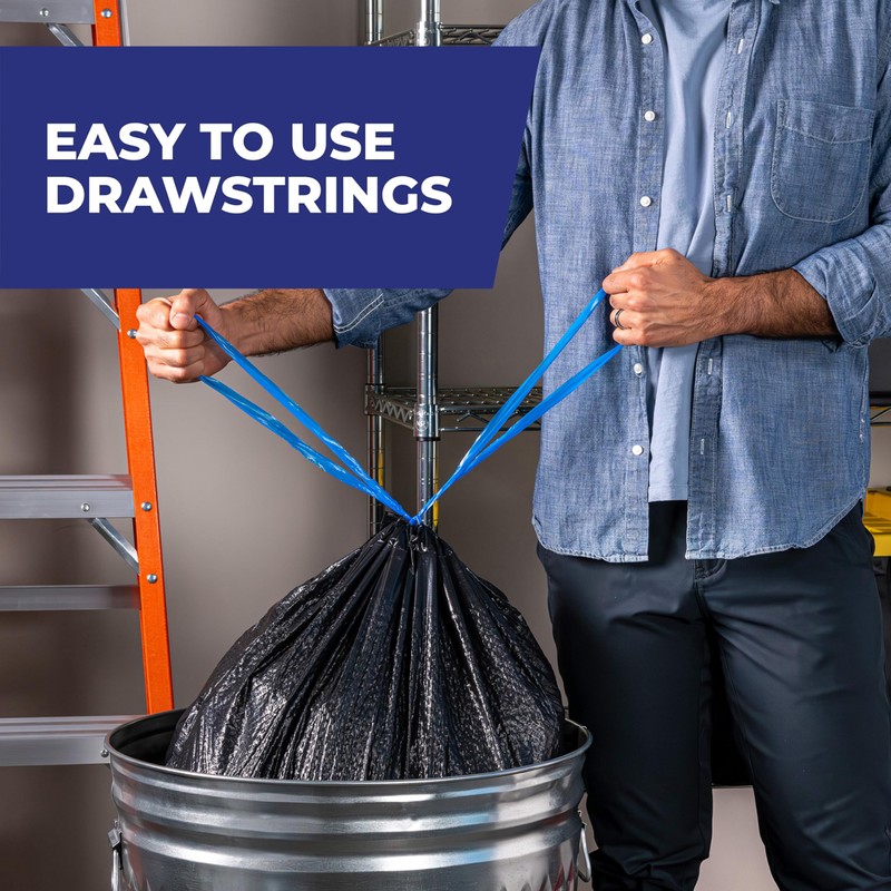 Hefty Ultra Strong 30 Gallon Trash Bags, Large Trash Bags,