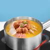 Stainless Steel Saucepan with Handle Multipurpose Nonstick Handheld Sauce Pan
