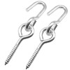 Bathonly 2 Packs Heavy Duty Hooks for Hanging, Hammock Hooks,