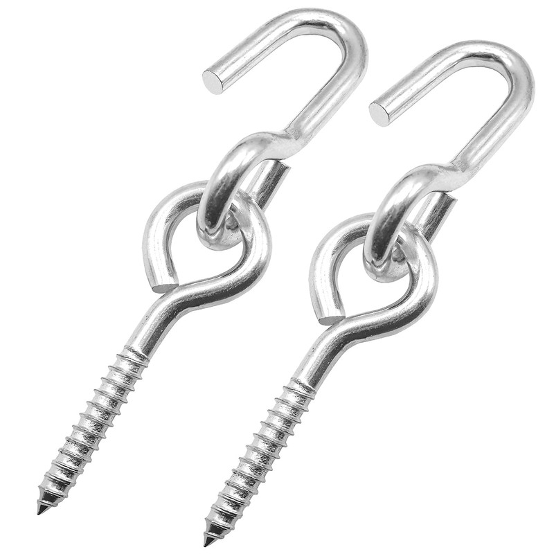 Bathonly 2 Packs Heavy Duty Hooks for Hanging, Hammock Hooks,