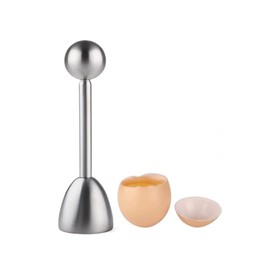 Fabselection Metal Egg Scissors, 1PCS Egg Topper Cutter Shell Opener Stainless Steel Boiled Raw Egg Open Creative Kitchen Tools Set, Shell Remover Egg Topper Opener