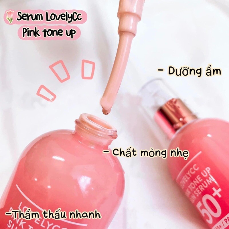 LovelyCC CELLAPY Pink Tone Up Ampoule TC SPF50+/PA+++ 30g Tone
