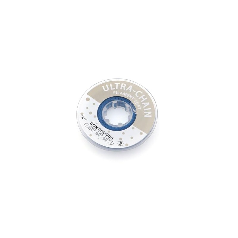 1 rollo/15 pies de cadenas elásticas dentales para ortodoncia, cadena