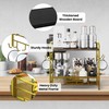 Coffee Bar Organizer for Countertop Station, Simple Assembly 2 Tier