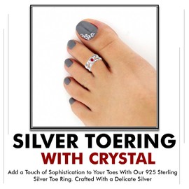 925 Sterling Silver Toering - Lightweight, Nickel & Lead-Free Plain Toe Rings - Stylish & Cute Foot Jewelry for Women - Ideal Gift for Friends and Loved Ones-Libi’s Thai Jewelry-MC-132