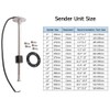ELING 52mm Fuel Level Tank Gauge 2'' Meter Indicator with