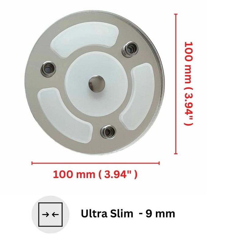 MARVIX LED Spotlight 12V 24V - 100mm Surface Mounted Slim