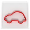 Custom Cutters Car Shape Cookie Cutter | Plastic Cutter for