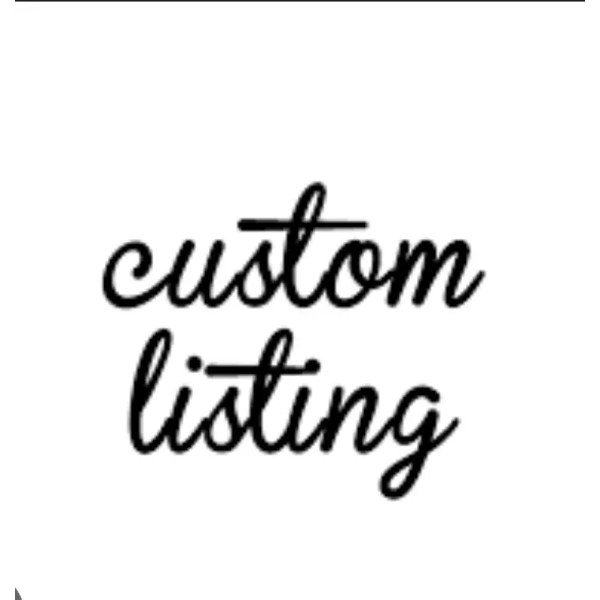 Unbranded Custon Repair Engraving Ring Sizing