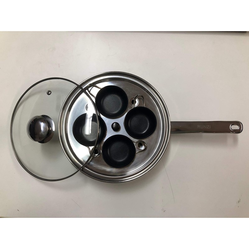 Egg Poacher Pan - Stainless Steel Poached Egg Cooker –