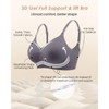 LEYSHE Soft Bra Women's Without Underwire Seamless Bra Support Bra