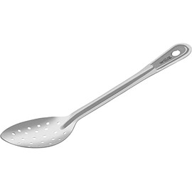 Chef Inox Stainless Steel Perforated Basting Spoon, 280 mm Size