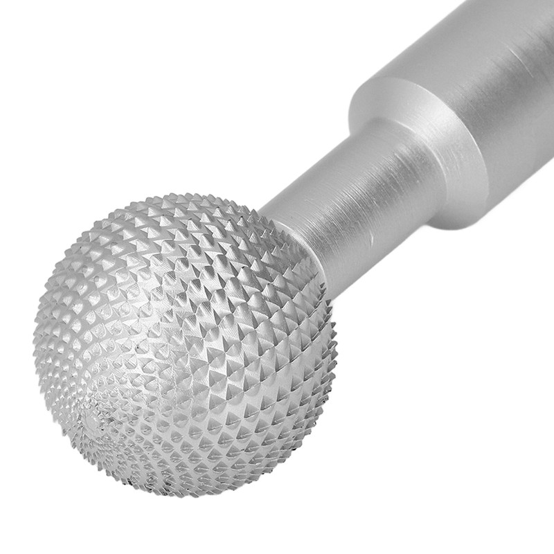 Spherical Wood Carving Burr Wear Resistant 10mm Woodworking Rotary File