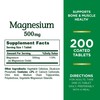 Nature’s Bounty Magnesium, Tablets, 500 mg- 200 Ct..