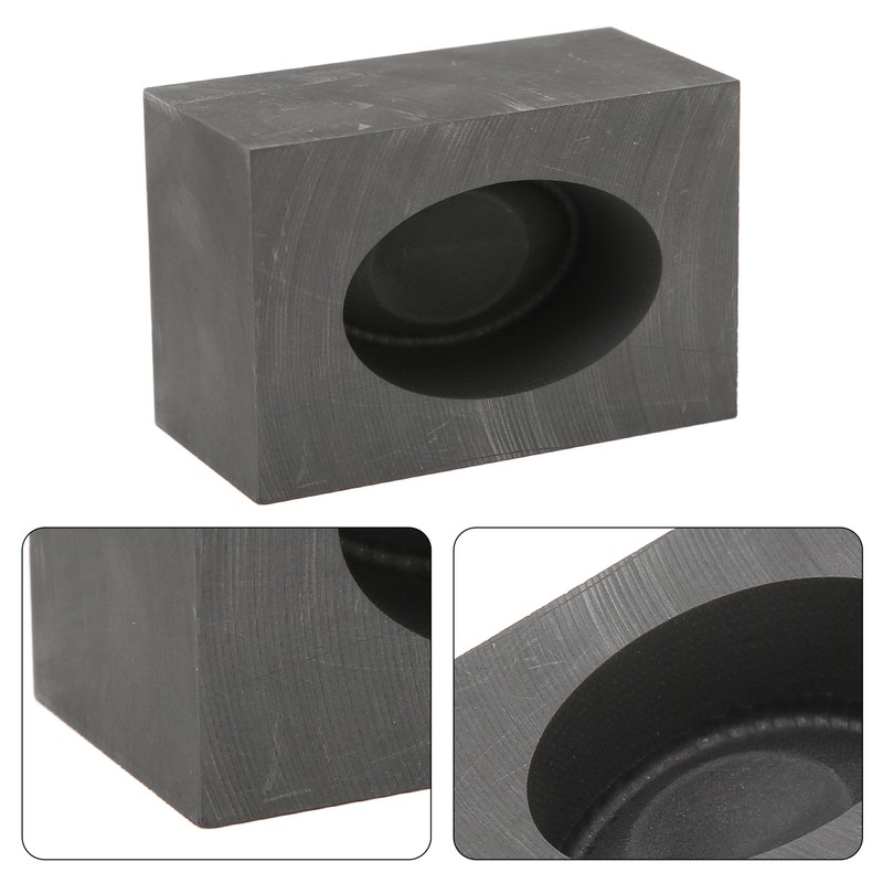 Graphite Mold High Temperature Resistance 3x4x6cm Ingot Shape Smelting Molds