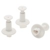 Ateco Set of 3 Sugar Paste Heart Cutters