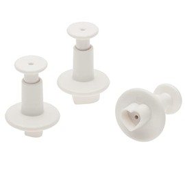 Ateco Set of 3 Sugar Paste Heart Cutters