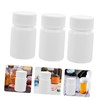 Ciieeo 20pcs Plastic Capsule Bottles with Screw Caps Portable Sample