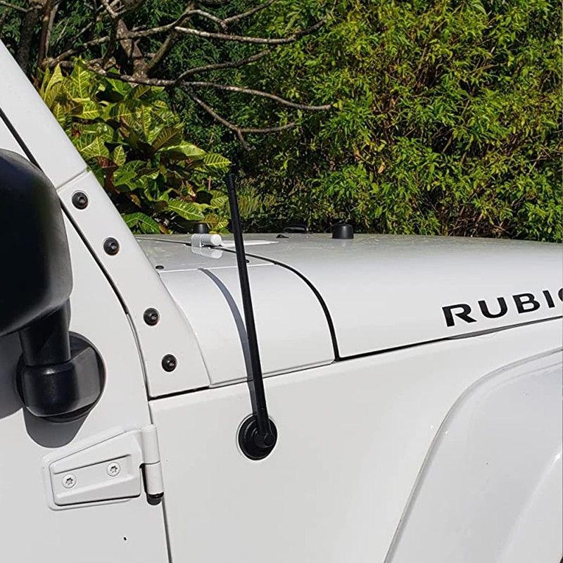 VOFONO Antena corta para Jeep Wrangler JK JKU JL JLU