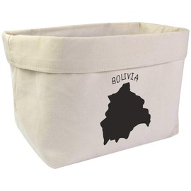 Azeeda Large 'Bolivia Country' Canvas Organiser/Storage Bag (OR00005921)