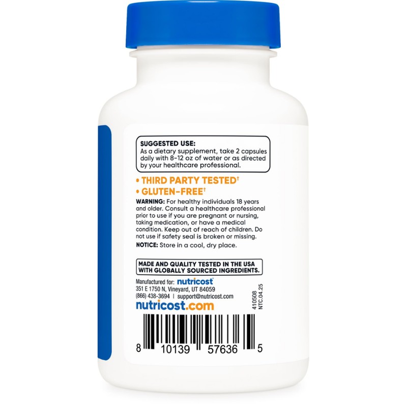 Nutricost Wild Lettuce Extract (4,000 mg Equivalent) 120 Capsules -