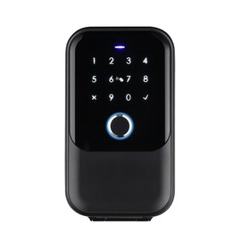 Waterproof Cover Safe Tuya Code Fingerprint Bluetooth Wifi Smart Key Box App Remote Wall Mount Combination Door Lock Box