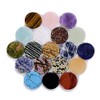 Morella Women's Small Coin 23 mm Gemstone Chakra Disc Necklaces