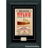 The Titanic 1912- Poster & Boarding Pass Ready to frame!