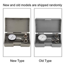High Accuracy Dial Test Indicator 0.030" Range 0.0005" Resolution Lever Type Dial Indicator Guage Mesuring Instrument Tool Stainless Steel Dial Depth Test